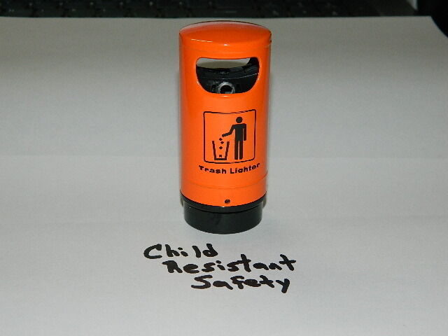 Trash Can Shaped Butane Lighter USA Stocked And Shipped Child Resistant