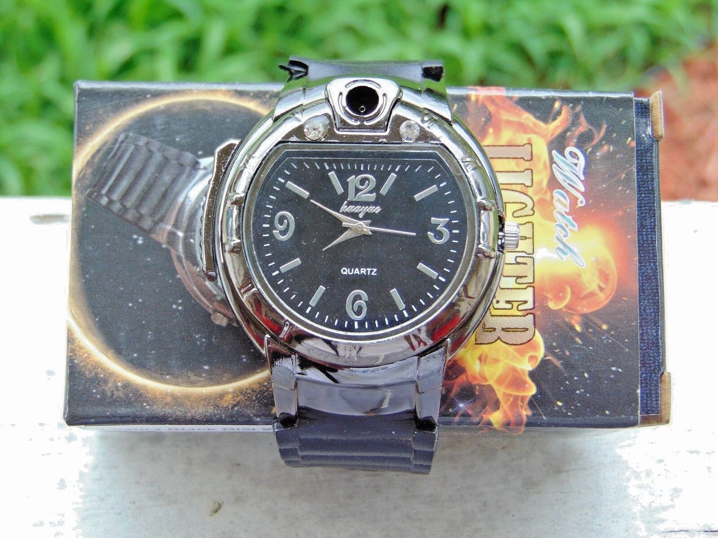 Mens and Ladies Wrist Watch With Built In Butane Lighter USA Stocked Unisex