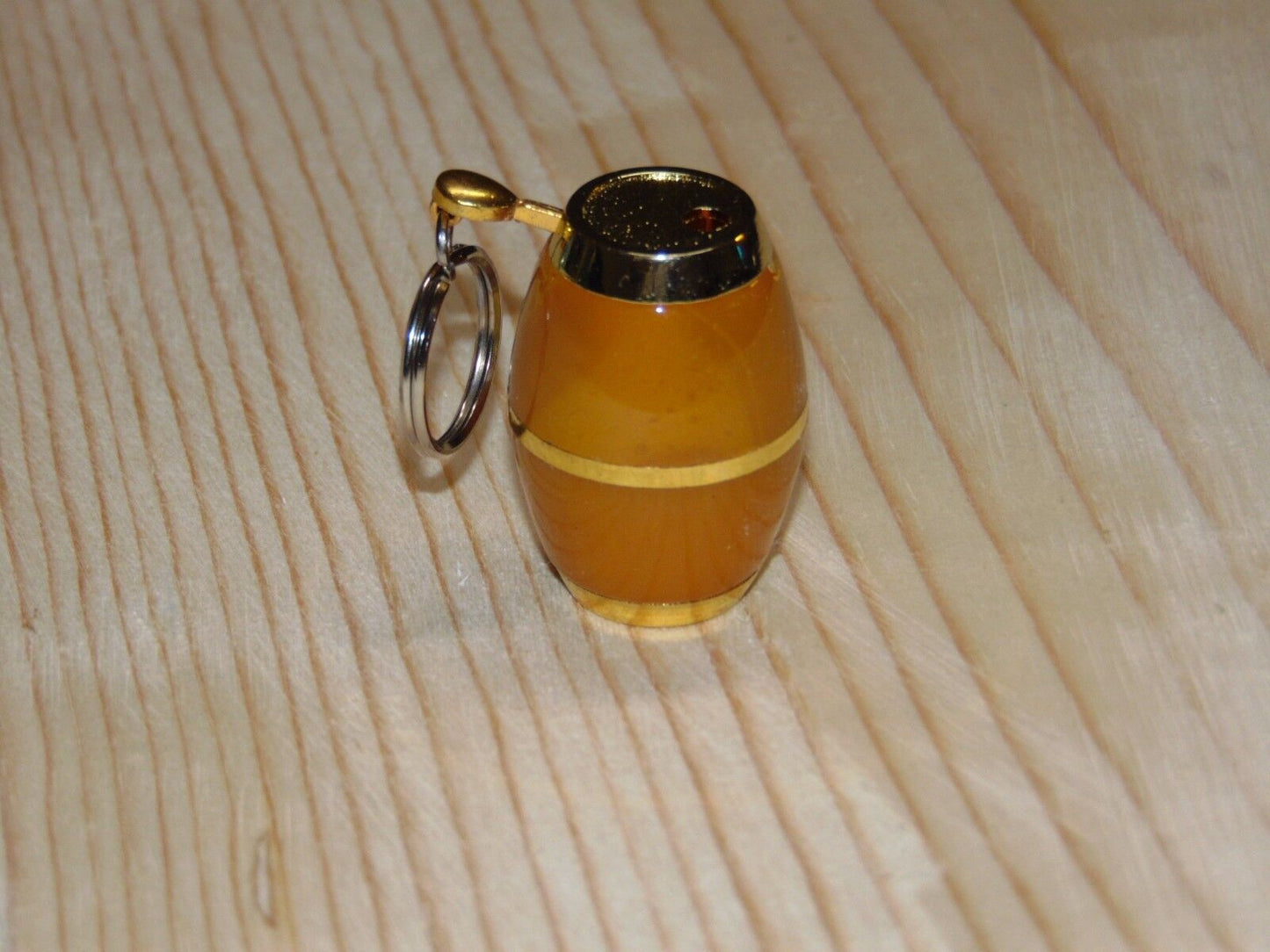 Whiskey Barrel Keg Shaped Butane Lighter With Key Ring Wine Barrel USA Stocked