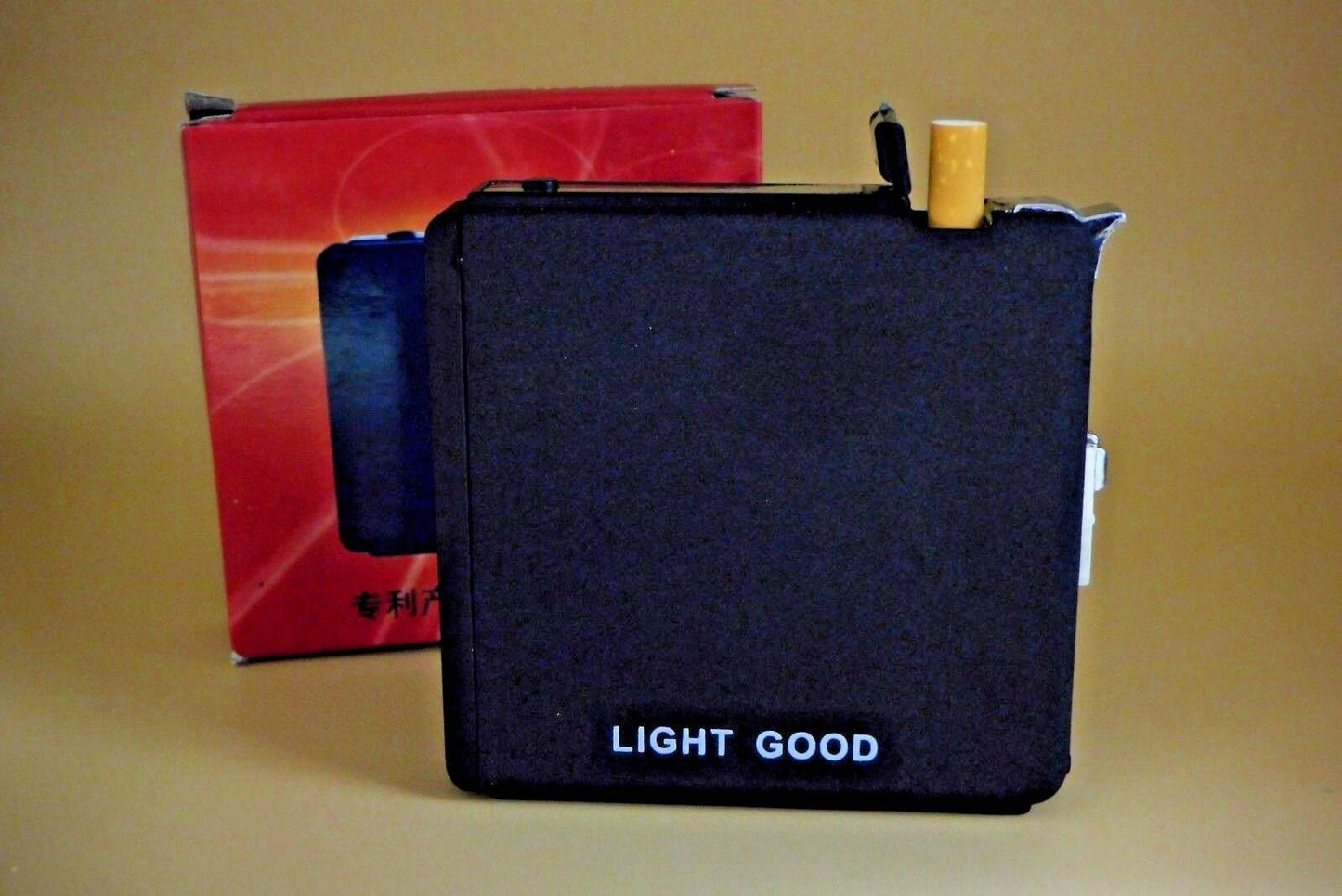 Sturdy Cigarette Case With Built In Jet Torch Lighter King Size USA Stocked