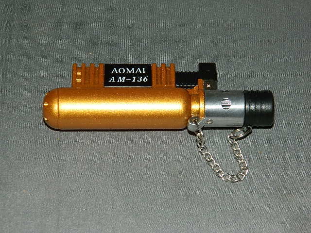 Gold Scuba Tank Shaped Windproof Jet Torch Lighter With Safety Cap USA Stocked