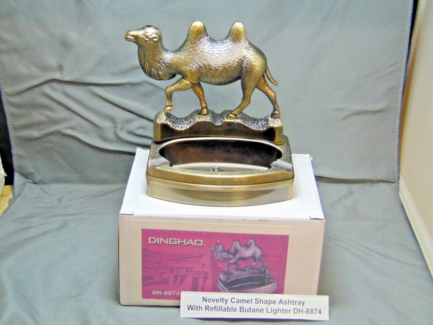 Novelty Camel Shape Ashtray With Refillable Lighter USA Stocked And Shipped