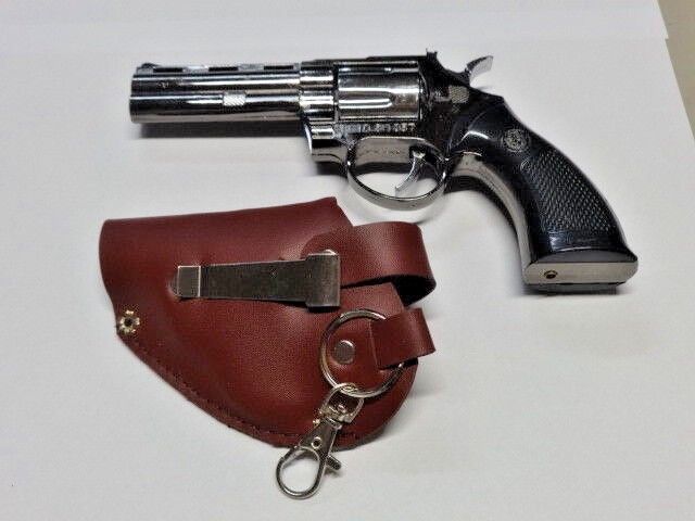 Smith And Wesson Colt 357 Gun Revolver Jet Torch Lighter USA Stocked And Shipped