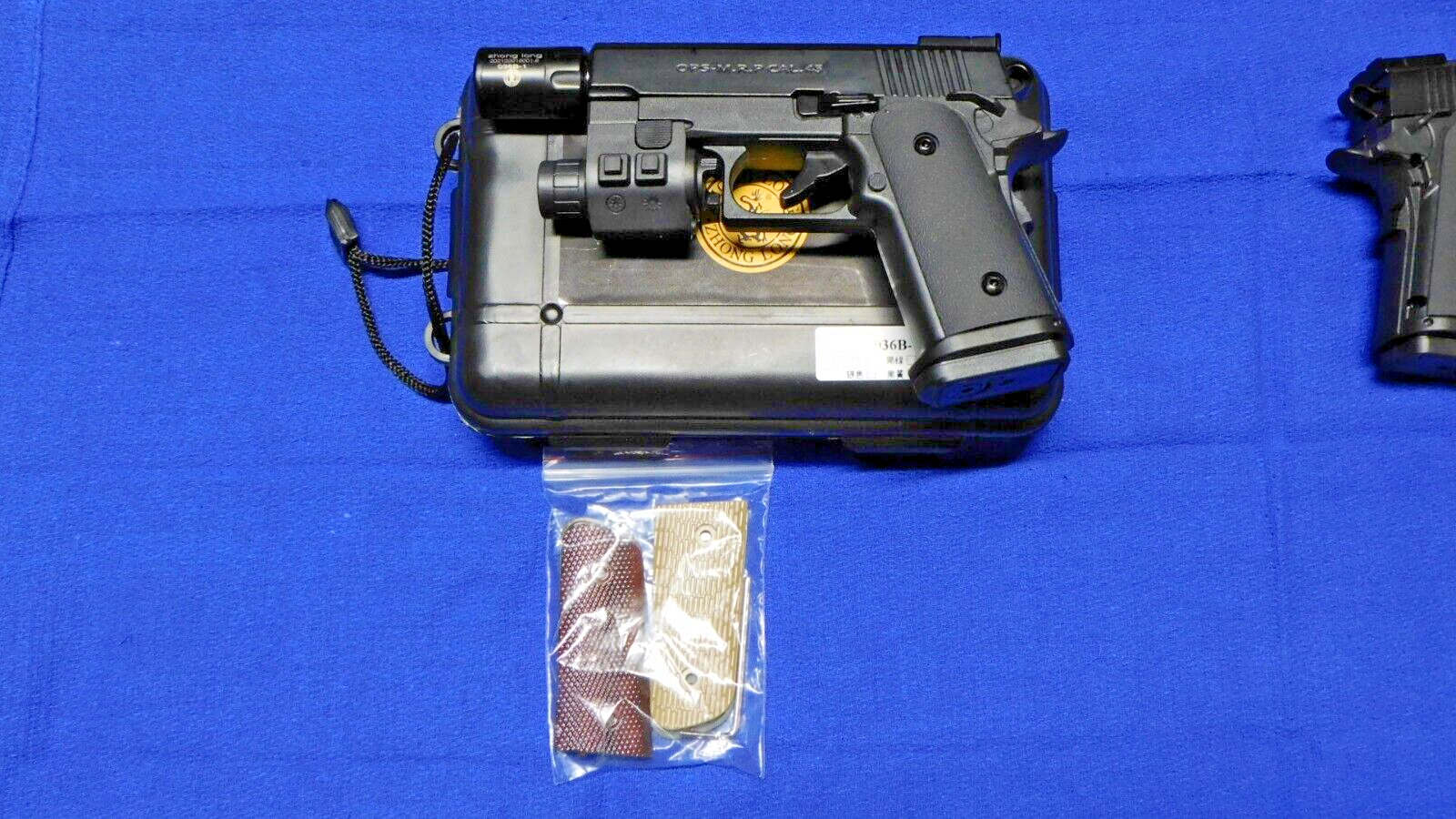 OPS-M.R.P. Cal .45 Gun Pistol Shape Slide Action Jet Torch Lighter USA Stocked