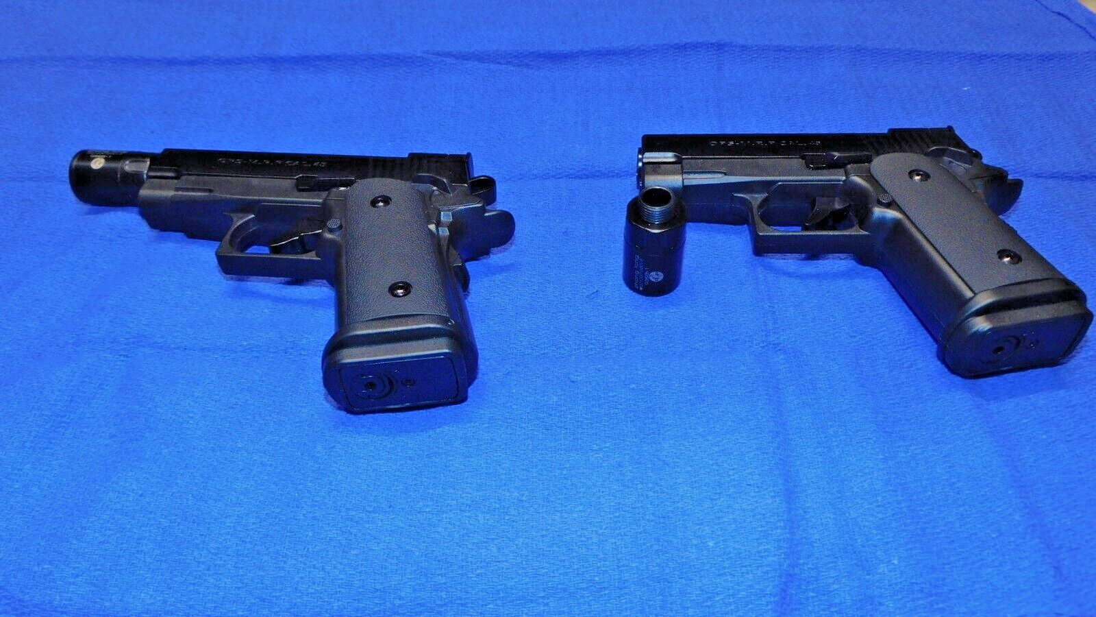 OPS-M.R.P. Cal .45 Gun Pistol Shape Slide Action Jet Torch Lighter USA Stocked