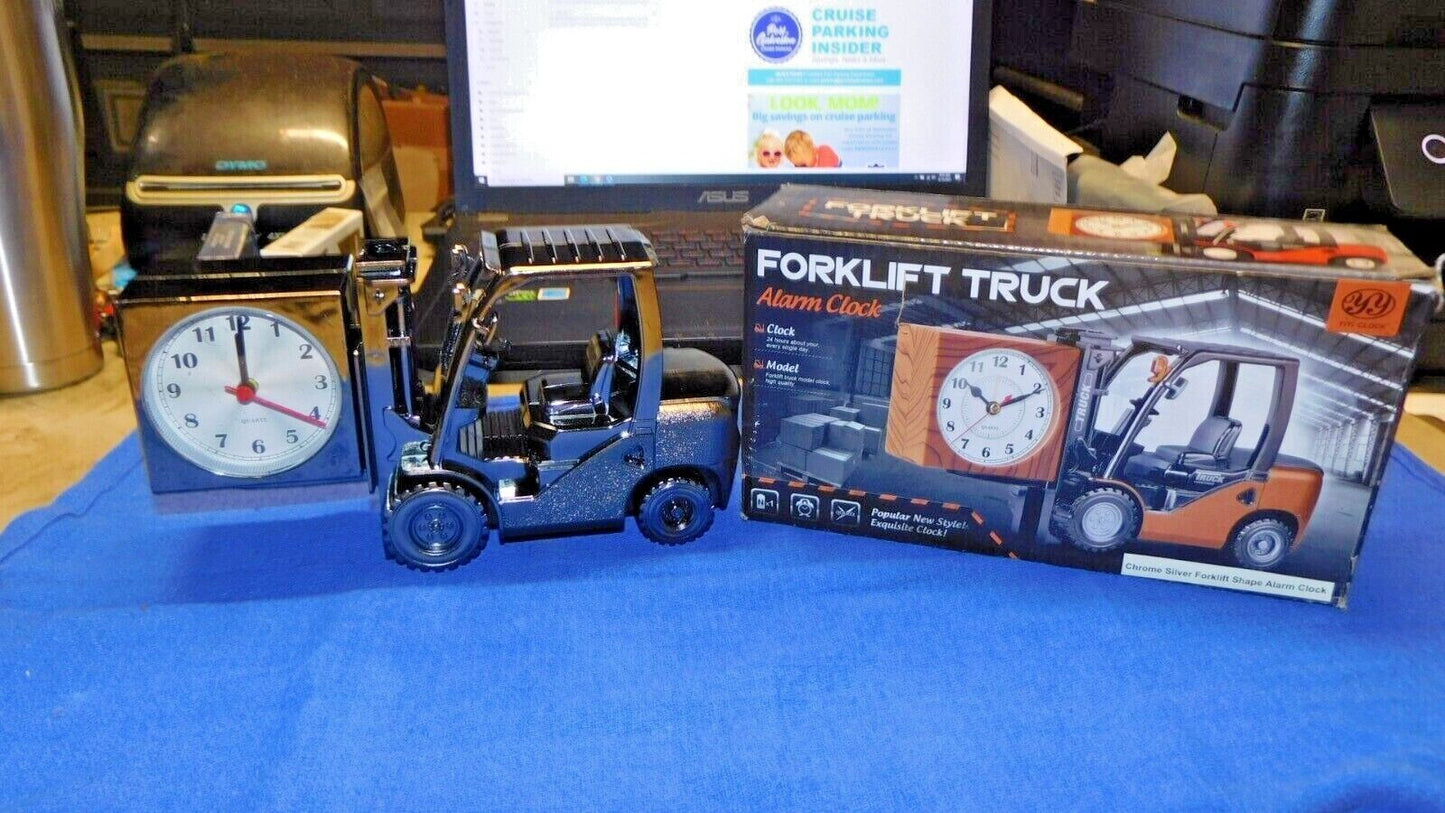 Forklift Fork Lift Alarm Clock USA Stocked And Shipped Battery Operated US Stock