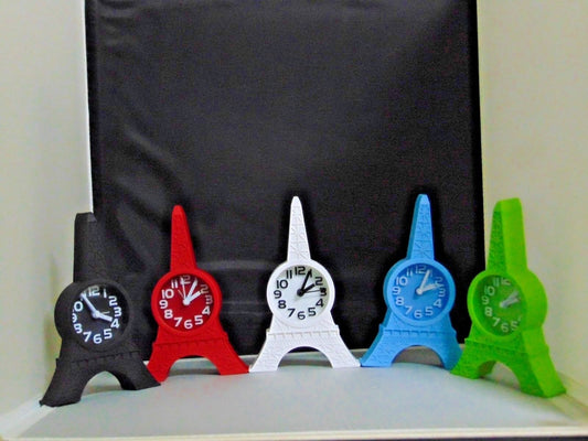 Eiffel Tower Shaped Alarm Clock USA Stocked And Shipped Battery Operated