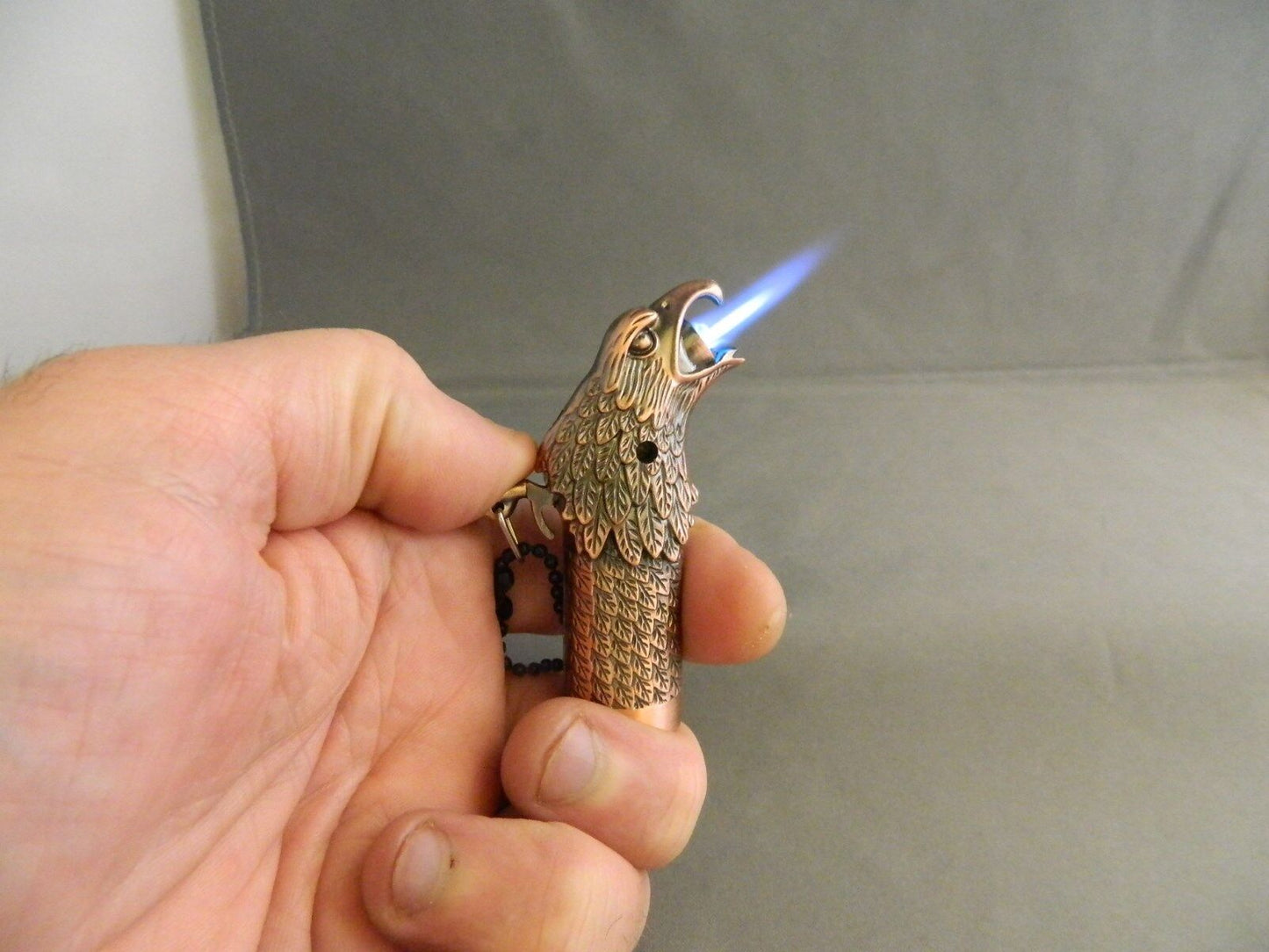 Bronze Eagle Hawk Head Jet Torch Lighter USA Stocked & Shipped