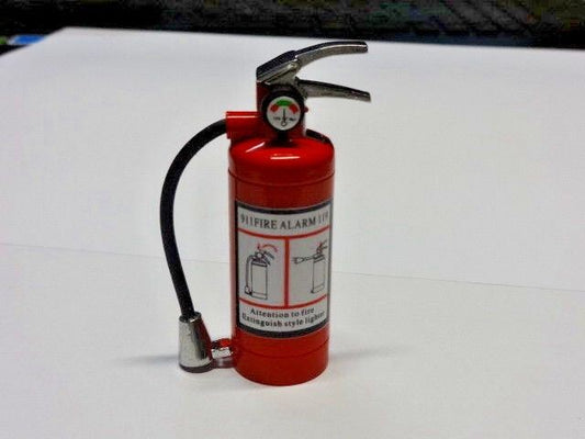 Fire Extinguisher Shaped Butane Cigarette Lighter USA Stocked NOT HazMat