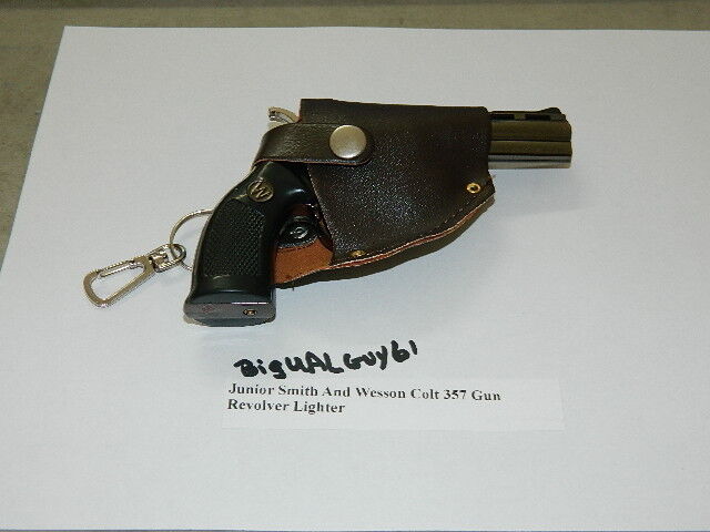 Junior Smith And Wesson Colt 357 Gun Revolver Jet Torch Lighter USA Stocked