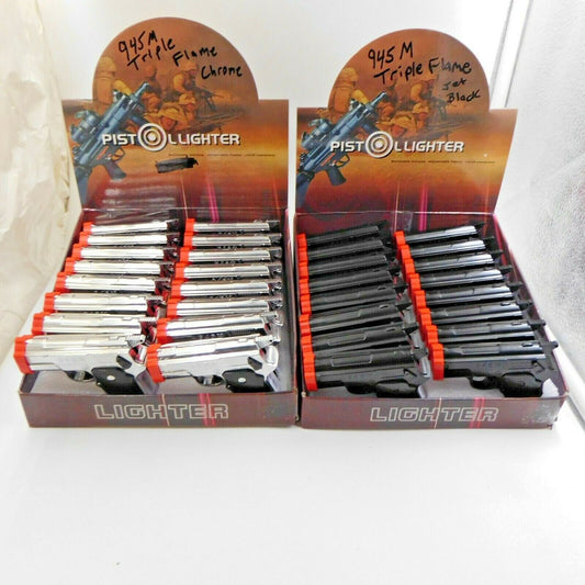 Triple Flame Pistol Gun Shape Jet Torch Lighter USA Stocked and Shipped