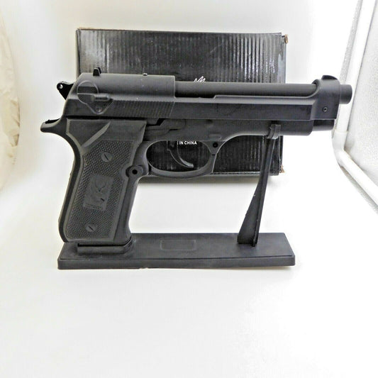 9mm M9 Beretta Jet Black Slide Action Gun Pistol Jet Torch Lighter USA