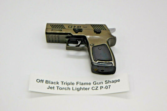 Triple Flame Gun Shape Jet Torch Lighter Choice Of 3 Colors USA Stocked