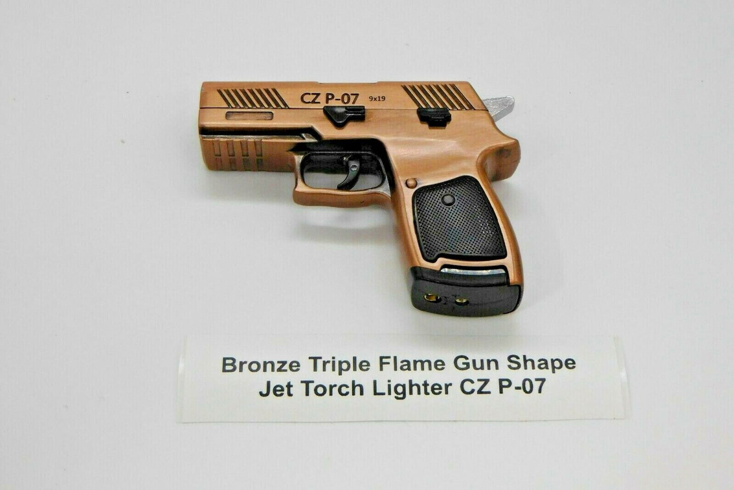 Triple Flame Gun Shape Jet Torch Lighter Choice Of 3 Colors USA Stocked