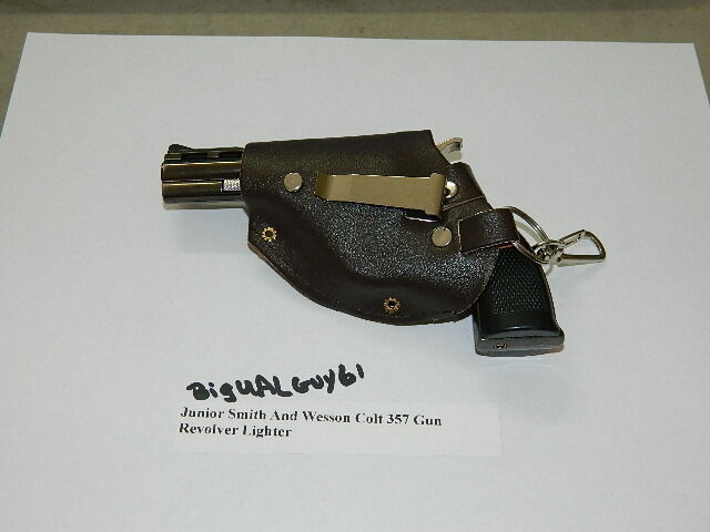 Junior Smith And Wesson Colt 357 Gun Revolver Jet Torch Lighter USA Stocked