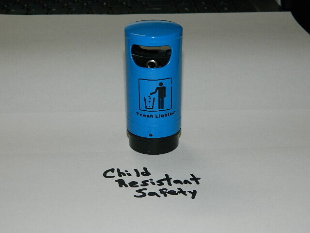 Trash Can Shaped Butane Lighter USA Stocked And Shipped Child Resistant