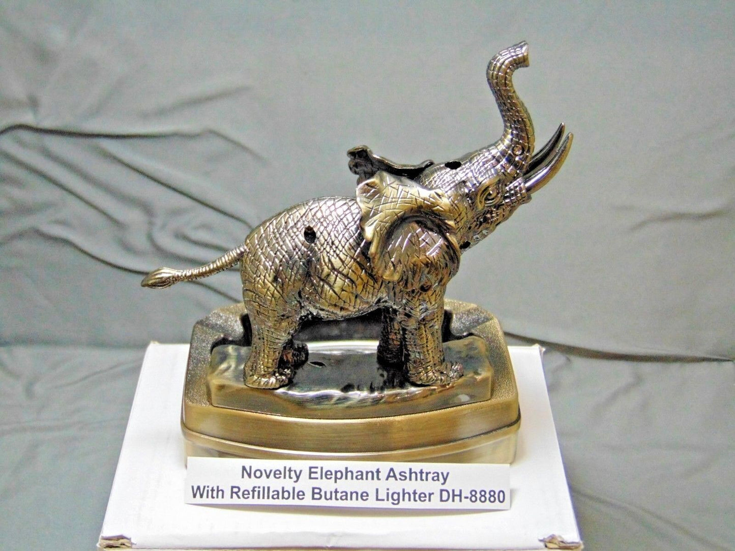 Novelty Elephant Shape Ashtray With Refillable Lighter USA Stocked And Shipped