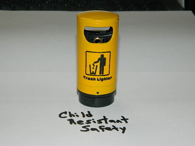 Trash Can Shaped Butane Lighter USA Stocked And Shipped Child Resistant