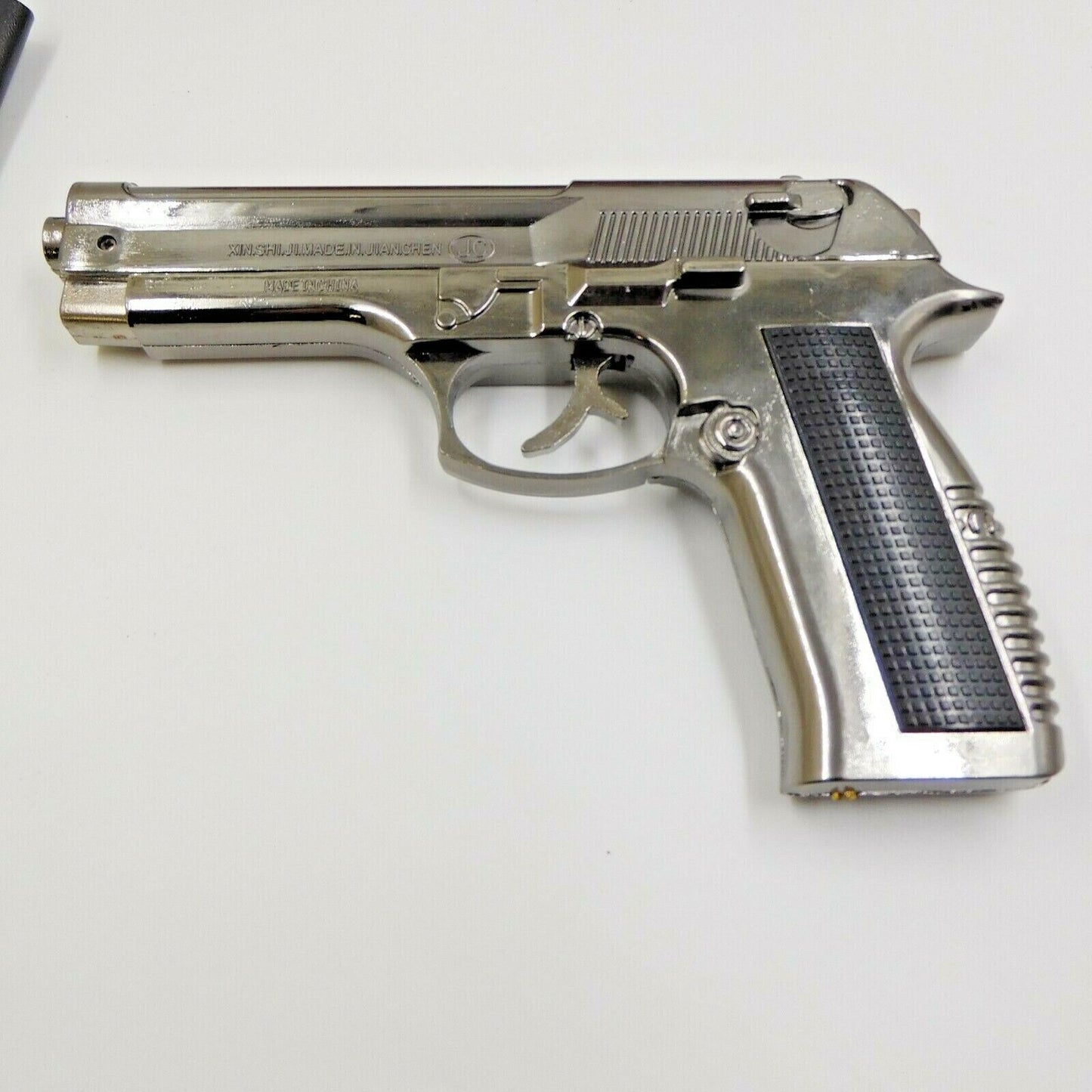 Chrome Metal Slide Action Gun Pistol Jet Torch Lighter USA Stocked And Shipped