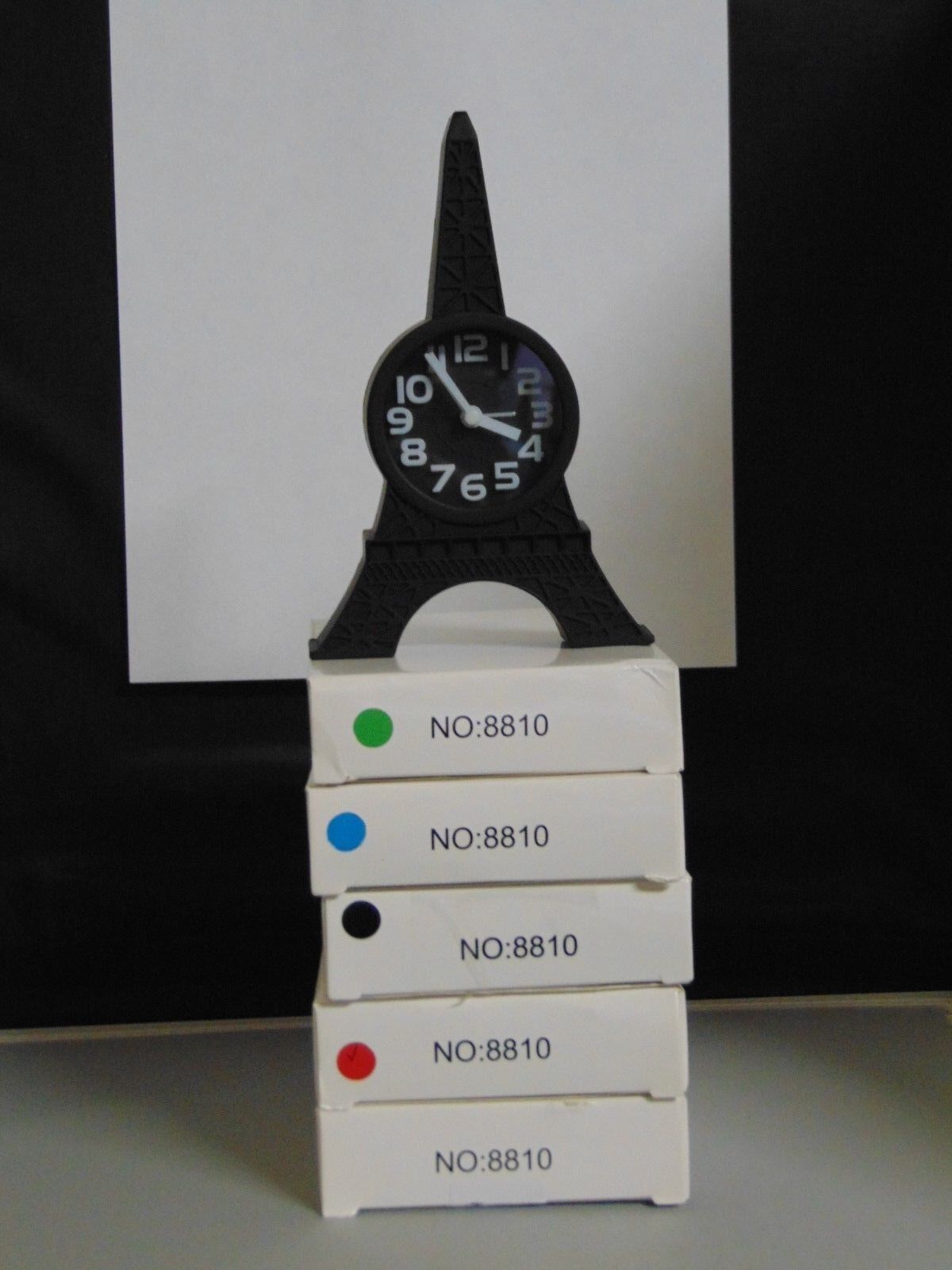 Eiffel Tower Shaped Alarm Clock USA Stocked And Shipped Battery Operated