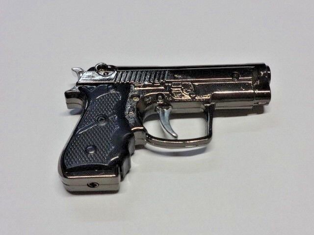 LED Gun Shaped Jet Torch Lighter Flashlight USA Stocked And Shipped