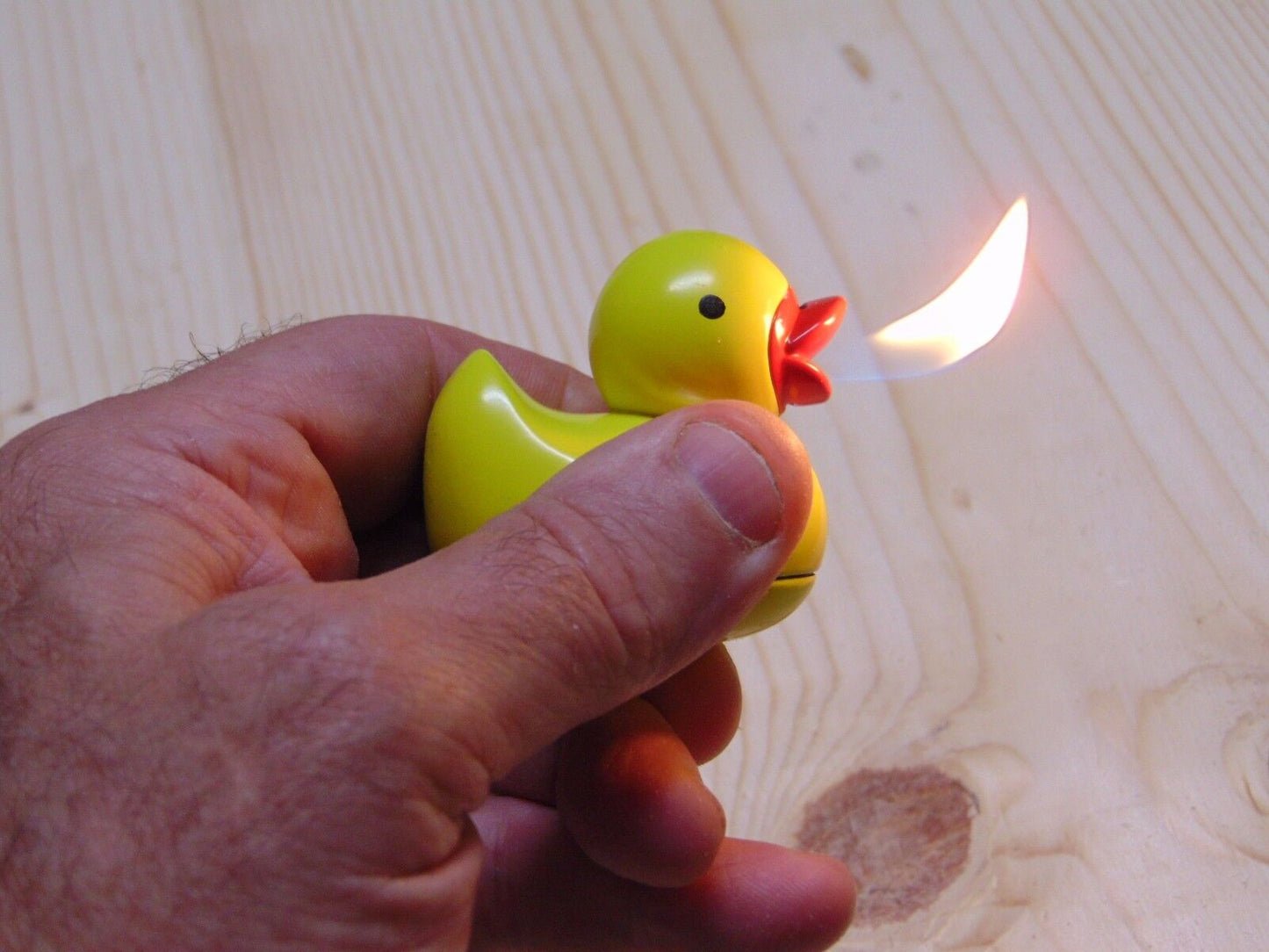 Cute Yellow Duck Shaped Butane Lighter USA Stocked And Shipped