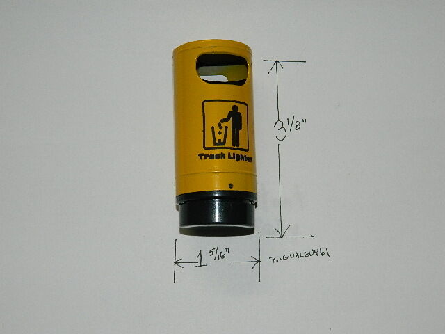 Trash Can Shaped Butane Lighter USA Stocked And Shipped Child Resistant