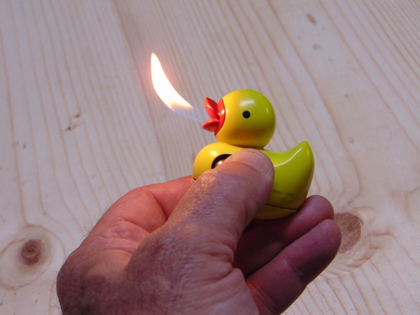 Cute Yellow Duck Shaped Butane Lighter USA Stocked And Shipped