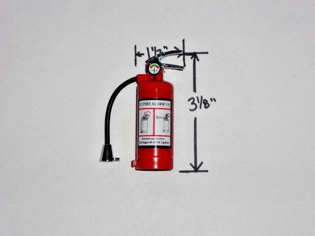 Fire Extinguisher Shaped Butane Cigarette Lighter USA Stocked NOT HazMat