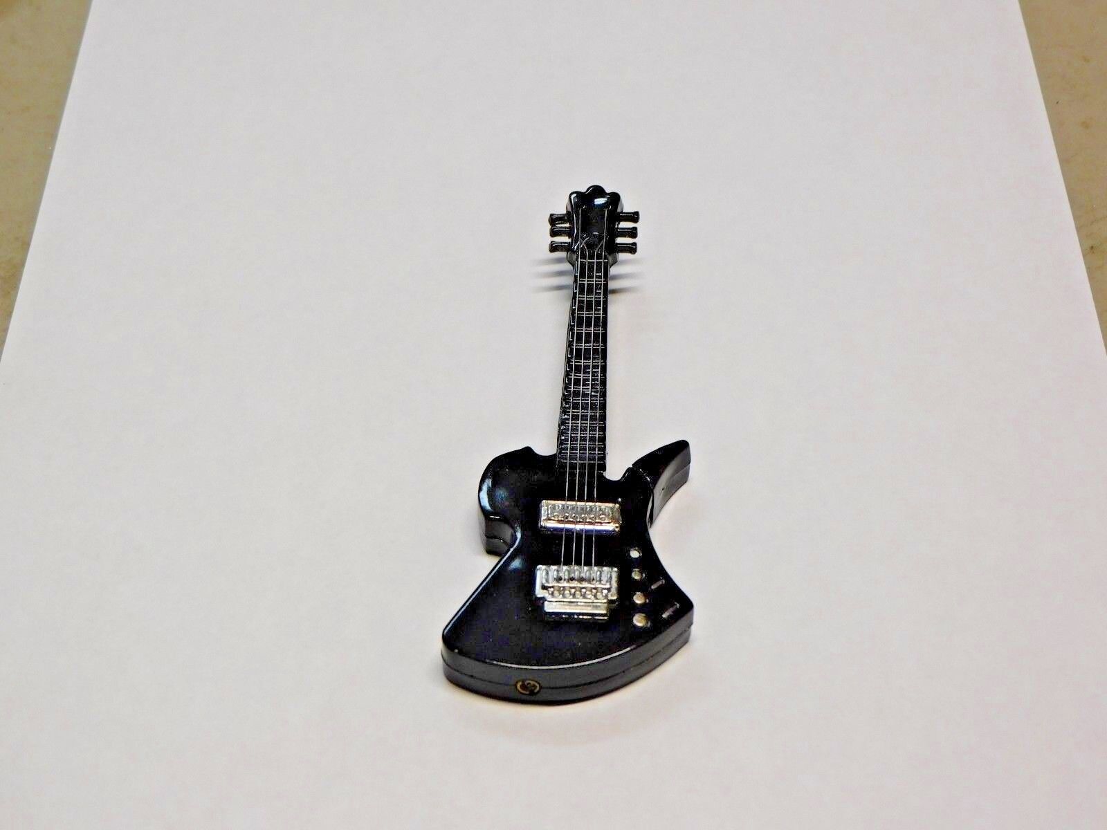 Jet Black Fender Guitar Shaped Jet Torch Butane Lighter USA Stocked And Shipped