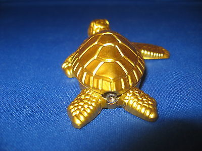 Cool Tortoise Turtle Shaped Butane Lighter Brass Color USA Stocked And Shipped