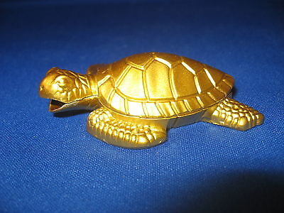 Cool Tortoise Turtle Shaped Butane Lighter Brass Color USA Stocked And Shipped