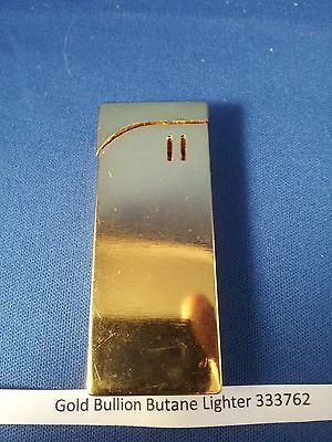 Gold Bullion Bar Refillable Butane Gas Lighter USA Stocked & Shipped