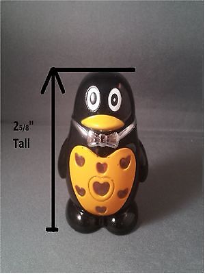 Yellow Penguin Shaped Jet Torch Lighter With Flashing LED Colorful Lights 